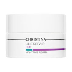 Акція на Нічний відновлювальний крем для обличчя Christina Line Repair Firm Nighttime Rehab, 50 мл від Eva