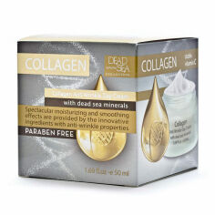 Акция на Денний крем для обличчя Dead Sea Collection Collagen Anti-Wrinkle Day Cream проти зморшок з колагеном та мінералами Мертвого моря, 50 мл от Eva