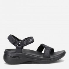 Акція на Жіночі сандалії Skechers 140251 BBK 37 24 см Чорні від Rozetka