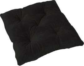 Акция на Подушка для стільця MirSon Velvet Line Black Velvet 40х50 см от Rozetka