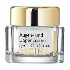 Акція на Антивіковий крем для повік і губ Alcina Eye and Lip Cream для дуже сухої шкіри, 15 мл від Eva