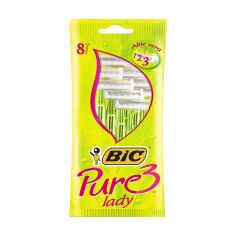 Акция на Станок для гоління BIC Pure 3 Lady одноразовий жіночий, 8 шт от Eva