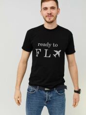 Акція на Футболка MEMO Ready to fly MM10026 XXL Чорна від Rozetka