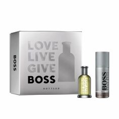 Акція на Парфумований набір чоловічий Hugo Boss Boss Bottled Set (туалетна вода, 50 мл + дезодорант-спрей, 150 мл ) від Eva