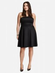 Акція на Плаття коротке літнє жіноче H&M XAZ069378ULLZ 4XL Чорне від Rozetka