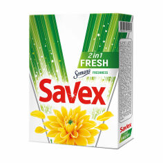 Акція на Пральний порошок для білих і кольорових тканин Savex Fresh 3 цикли прання, 400 г від Eva