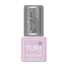 Акция на База для гель-лаку Tufi profi Premium Lovely Foil Base з фольгою, 12 Сіра вуаль, 8 мл от Eva