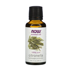 Акция на Ефірна олія Now Foods Essential Oils 100% Pure Citronella Oil Олія цитронели, 30 мл от Eva