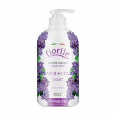 Акция на Рідке мило для рук Parisienne Fiorile Violet Liquid Soap, 500 мл от Eva
