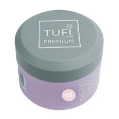 Акция на Гель для нарощування нігтів Tufi Profi Premium UV/LED Gel, 05 First Lady, 15 г от Eva