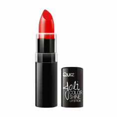 Акция на Стійка помада для губ Quiz Cosmetics Joli Color Shine Long Lasting Lipstick 110 Perfect Red 3.6 г от Eva