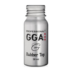 Акція на Каучуковий топ для гель-лаку GGA Professional Rubber Top, 30 мл від Eva