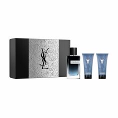 Акція на Парфумований набір чоловічий Yves Saint Laurent Y (парфумована вода, 100 мл + бальзам після гоління, 50 мл + гель для душу, 50 мл) від Eva