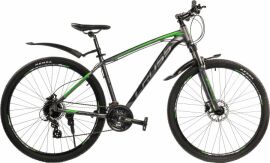 Акция на Велосипед Cross Egoist v1.0 29" 18" 2022 Gray-Green (29СTA-004358) + Велосипедні шкарпетки в подарунок от Rozetka