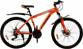 Акция на Велосипед Cross Stranger 26" Рама 17" 2022 Orange (26СTS-004343) + Велосипедні шкарпетки в подарунок от Rozetka