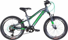 Акція на Велосипед Formula BLACKWOOD AM Vbr 20" 11.5" 2022 Темно-сріблястий із зеленим (OPS-FR-20-087) від Rozetka