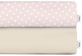 Акція на Набір простирадл Cosas Set Sheet Beige Dots Rose 155х240 2 шт. від Rozetka