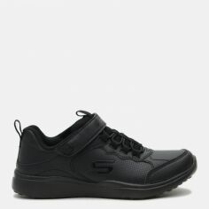 Акція на Дитячі шкіряні кросівки для дівчинки Skechers 82222L BBK 30 (13) 19 см Чорні _3207976 від Rozetka