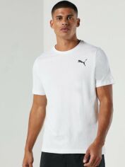 Акция на Футболка Puma Ess Small Logo Tee 58666852 M Puma White-Puma White-Cat от Rozetka