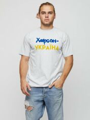 Акція на Футболка бавовняна довга чоловіча Yappi MG2654 XL Сіра від Rozetka