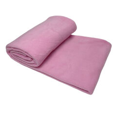 Акция на Плед флисовый Сomfort ТМ Emily розовый 150х210 см от Podushka