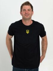Акція на Футболка Sol's Imperial Жовтий тризуб у центрі DTF11500309/259YC XXL Чорна від Rozetka