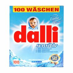 Акція на Пральний порошок Dalli Sensitive 100 циклів прання, 6.5 кг від Eva