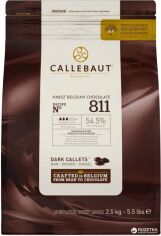 Акція на Шоколад Callebaut №811 бельгійський чорний у формі калет 2.5 кг від Rozetka