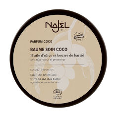 Акція на Органічний кокосовий бальзам для догляду за шкірою тіла та волоссям Najel Coconut Balm Care, 100 г від Eva