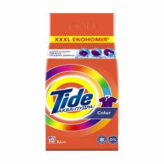 Акція на Пральний порошок Tide Аква-Пудра Color, автомат, 54 цикли прання, 8.1 кг від Eva