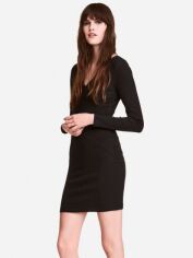 Акція на Сукня-футболка коротка жіноча H&M 0449650-5 L Чорна (СА2000001418963) від Rozetka