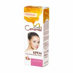 Акція на Крем для депіляції обличчя Caramel Lady Ультраніжний, 50 мл від Eva