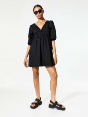 Акція на Плаття коротке літнє жіноче H&M 061081258 S Чорне від Rozetka