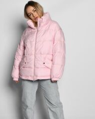 Акція на Куртка демісезонна жіноча X-Woyz LS-8932-15 46 Рожева від Rozetka