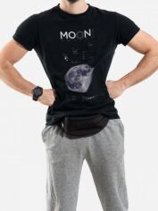 Акція на Футболка Trace of Space Moon TOS10043 XL Чорна від Rozetka