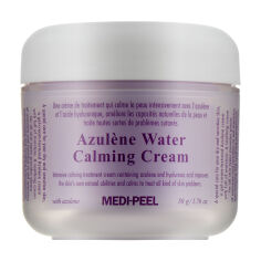 Акція на Крем для обличчя Medi-Peel Azulene Water Calming Cream для сухої та чутливої шкіри, з азуленом, 50 г від Eva