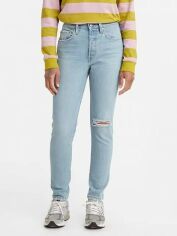 Акція на Джинси Slim Fit жіночі Levi`s 629811838 W25L30 Блакитні від Rozetka