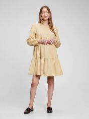 Акція на Сукня коротка жіноча GAP 558459513 L Бежева від Rozetka