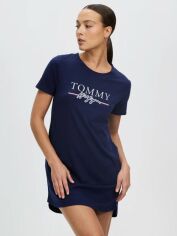 Акция на Нічна сорочка Tommy Hilfiger 416431127 M Синя от Rozetka