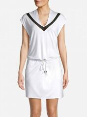 Акция на Сукня-футболка міні літня жіноча Calvin Klein 48724277 S/M Біла от Rozetka