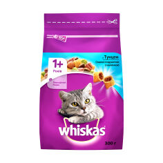 Акция на Сухий корм для дорослих кішок Whiskas з тунцем, 300 г от Eva
