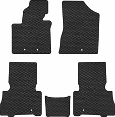 Акция на EVA килимки EVAtech в салон авто Kia Sorento (XM) 5 seats Restyling 2012-2014 2 покоління SUV EU 5 шт Black от Rozetka