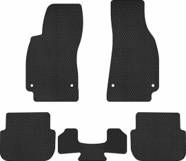 Акція на EVA килимки EVAtech в салон авто Audi A6 (C6) (4 clips) 2004-2008 3 покоління Combi EU 5 шт Black від Rozetka