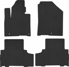 Акція на EVA килимки EVAtech в салон авто Kia Sorento Prime 7 seats 2014-2020 3 покоління SUV EU 4 шт Black від Rozetka
