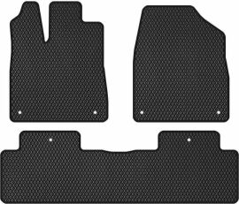 Акция на EVA килимки EVAtech в салон авто Acura MDX (YD3) 2013-2016 3 покоління SUV USA 3 шт Black от Rozetka