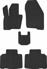 Акція на EVA килимки EVAtech в салон авто Ford Edge 2014-2018 2 покоління SUV USA 5 шт Black від Rozetka