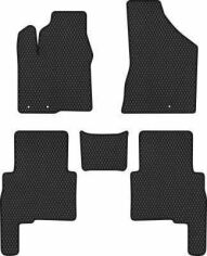 Акція на EVA килимки EVAtech в салон авто для Kia Sorento (XM) (Hinged Gas Pedal) 7 seats 2009-2012 2 покоління SUV EU 5 шт Black від Rozetka