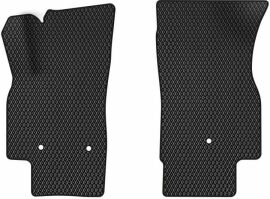 Акція на EVA килимки EVAtech в салон авто передні Chevrolet Spark (M400) AT 2015+ 3 покоління Htb USA 2 шт Black від Rozetka