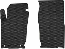 Акция на EVA килимки EVAtech в салон авто передні Fiat Fullback (Double cab) 4WD 2018+ Pickup 4-дв. EU 2 шт Black от Rozetka