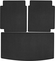 Акция на EVA килимок EVAtech в багажник авто Volkswagen Atlas 7 seats 2016+ null SUV USA 3 шт Black от Rozetka